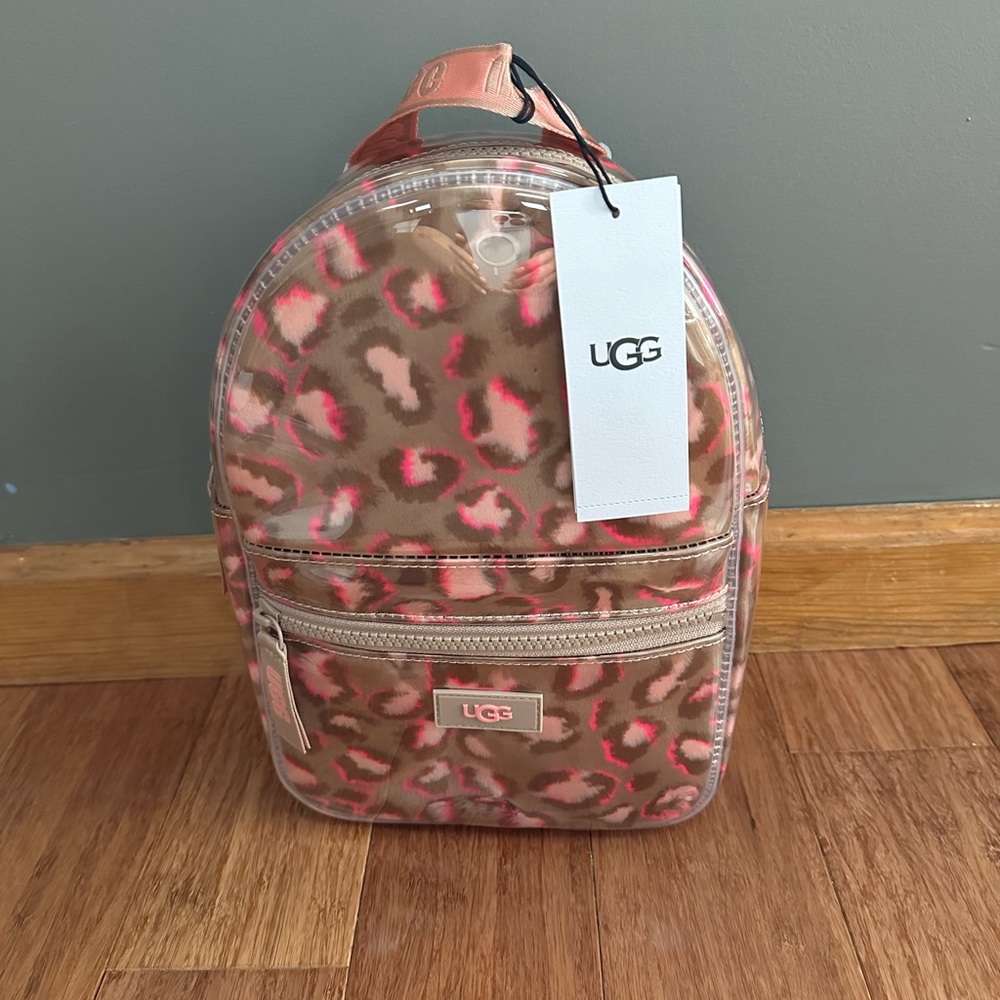 UGG Dannie II Mini Backpack Clear in Starfish Pink Spotty - Picture 2 of 10